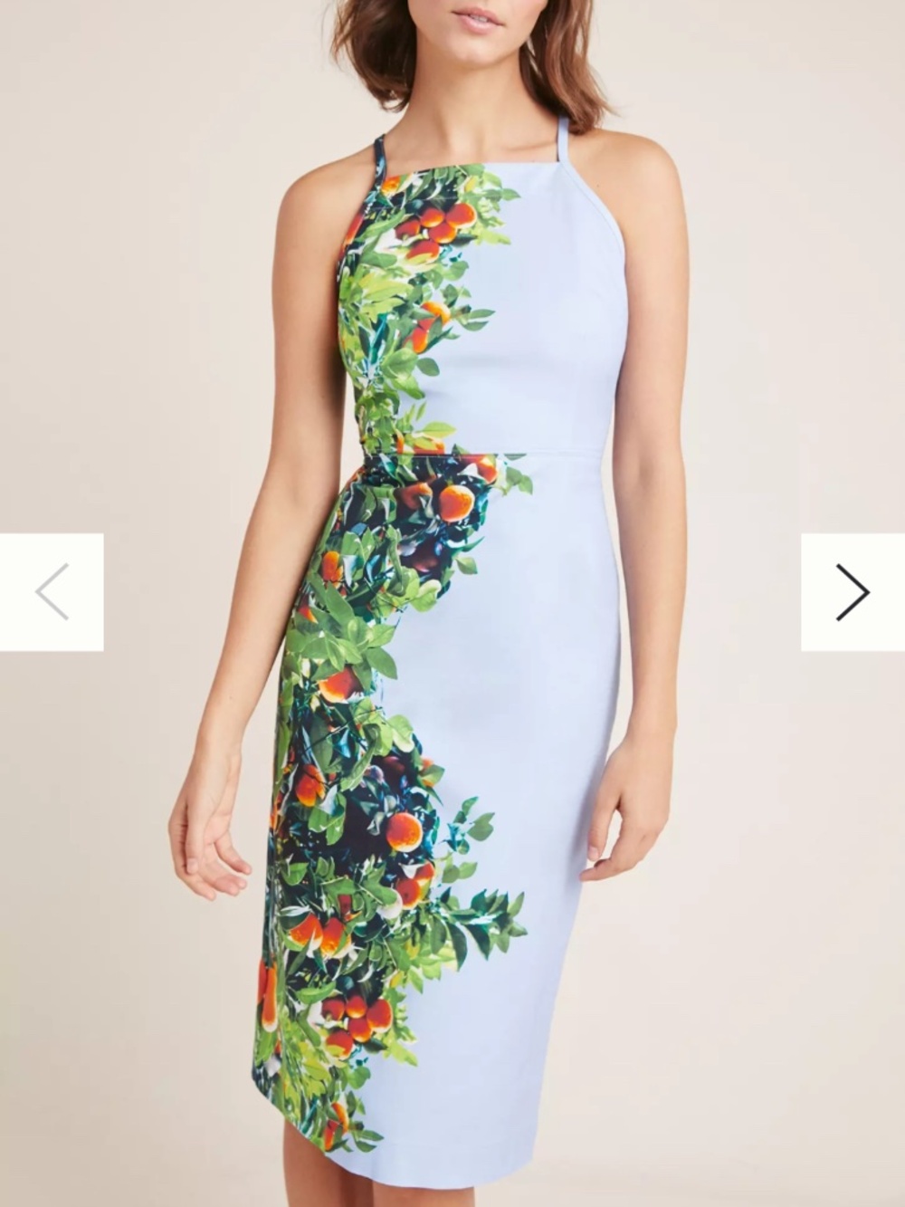 Maeve Orange Bough Dress Sz 2